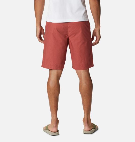 Columbia Washed Out Shorts Red For Men's NZ69752 New Zealand